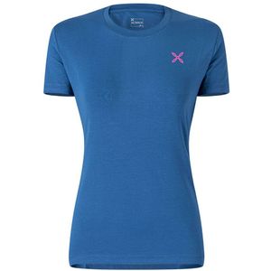 Montura Free Sport Short Sleeve T-shirt Blauw S Vrouw