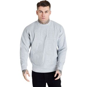 Siksilk Textured 89 Sweatshirt Grijs 2XL Man