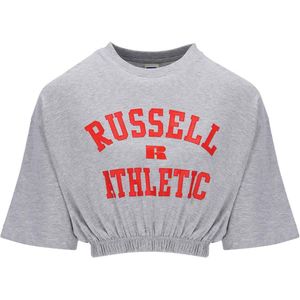 Russell Athletic Ewt E34071 Short Sleeve T-shirt Grijs M Vrouw