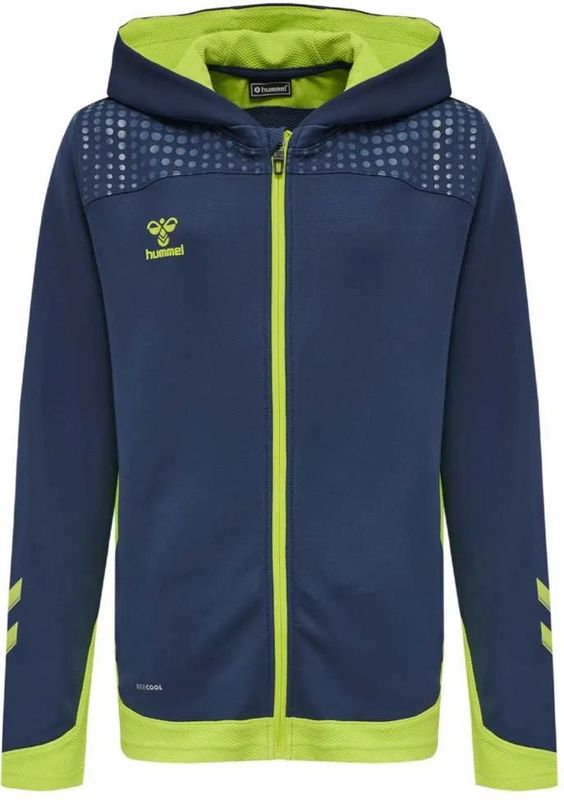 Hummel - Lead Sweatshirt - Groen - Katoen - Met Rits