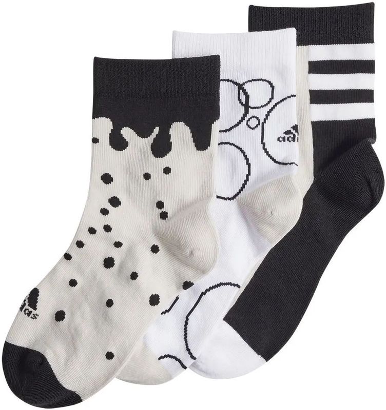 adidas - IV7083 - Kindersokken - 3 Paar - Stretch Katoenmix