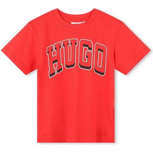 Hugo G00142 Short Sleeve T-shirt Rood 14 Years