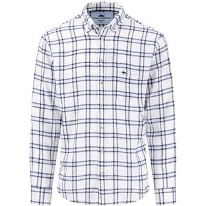 Fynch Hatton - Classic Checks - Overhemd - Linnen - Lange Mouwen