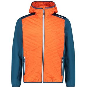 Cmp Hybrid Fix Hood 32e4977 Jacket Oranje S Man