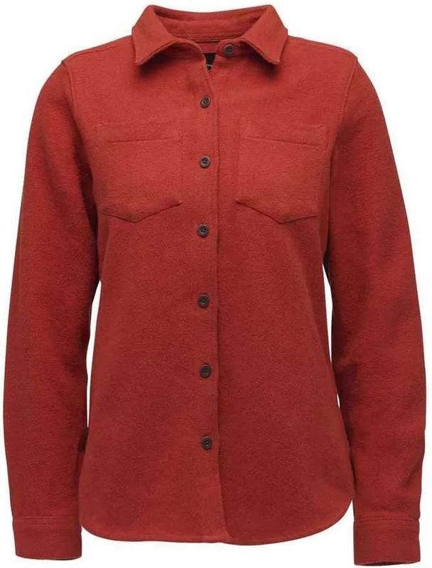 Black Diamond - Project Heavy Flannel - Overhemd - Rood - Lange Mouwen