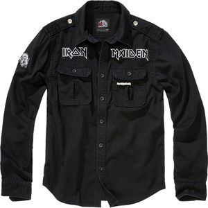 Brandit Iron Maiden Vintage Eddy Long Sleeve T-shirt Zwart 2XL Man