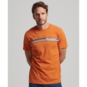 Superdry Vintage Venue T-shirt Oranje L Man