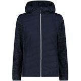 CMP - Damesjack - Hybride Donsjack - Zwart - Met Capuchon