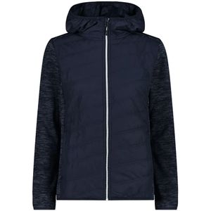 CMP - Damesjack - Hybride Donsjack - Zwart - Met Capuchon