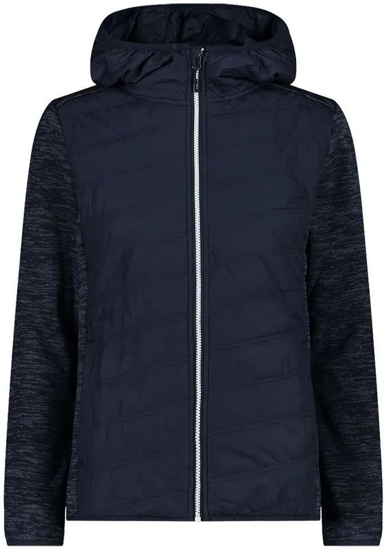 CMP - Damesjack - Hybride Donsjack - Zwart - Met Capuchon