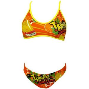 Turbo - Tequilla Sunrise - Bikini - Geel - Oranje - 55% PBT, 45% Polyester