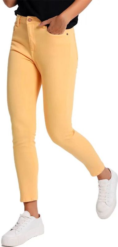 Lois Jeansvoor vrouwen. 201082023 Highwaist Skinny Enkelbroek Off White (31), Wit, Casual, Katoen, Denim