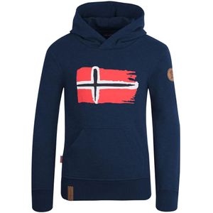 Trollkids - Trondheim - Hoodie - Blauw - 100% Katoen
