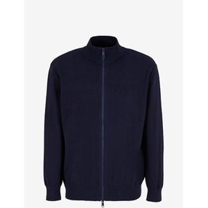 Armani Exchange 3dze2a_zm4bz Cardigan Blauw M Man