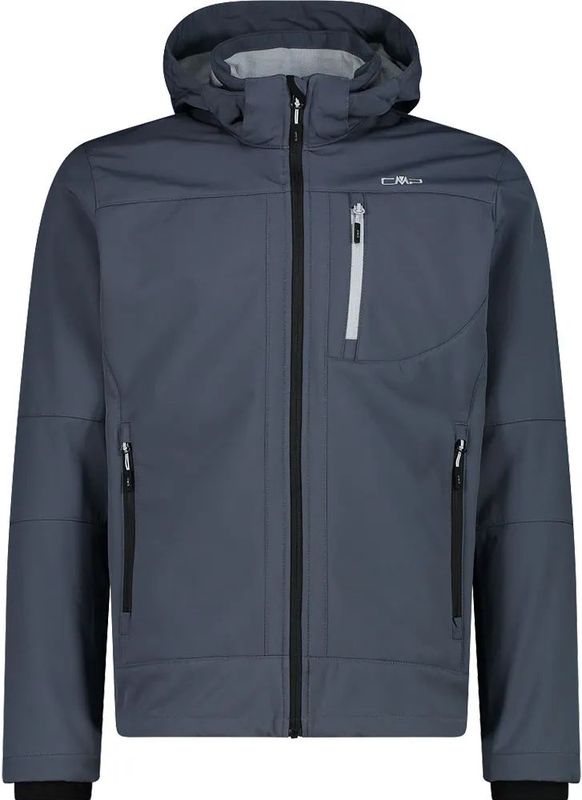 Heren - Softshelljack - Zwart - Fleece Voering - Waterdicht