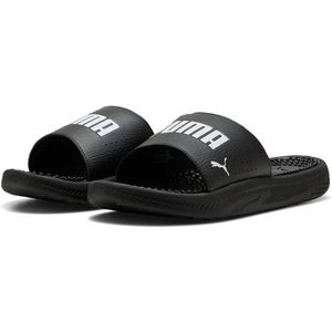 Puma - Softride Slide - Badslippers - Zwart - Synthetisch Leer