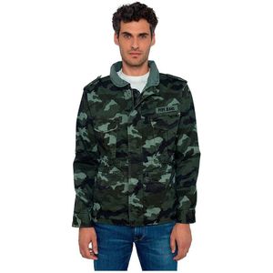 Pepe Jeans Stroude Camo Jacket Groen XL Man