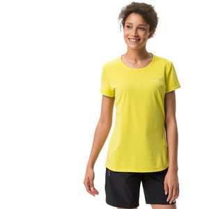 Vaude Essential Short Sleeve T-shirt Geel 36 Vrouw