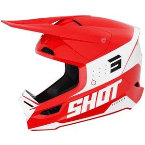 Shot - Furious - Offroadhelm - Wit - SRS Synthetische Versterkte Schaal