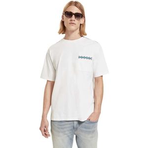Scotch & Soda 175153 T-shirt Met Korte Mouwen