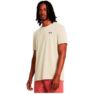 Under Armour - Vanish Grid Seamless T-shirt - Beige - Gebreide Stof