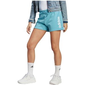 Adidas Lin Ft Shorts Blauw M / Regular Vrouw