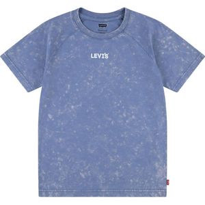 Levi´s ® Kids Lived-in Short Sleeve T-shirt Blauw 24 Months
