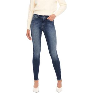 Only Blush Skinny Ankle Raw Jeans Blauw S / 32 Vrouw