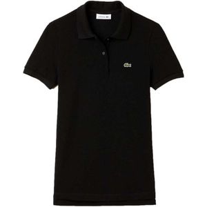 Lacoste Classic Fit Short Sleeve Polo Zwart 42 Vrouw