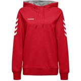 Hummel - hmlGO Cotton - Dames Sweatshirt - Capuchon - Grijs