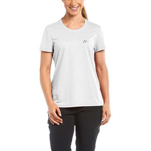 Maier Sports Waltraud Short Sleeve T-shirt Wit M Vrouw