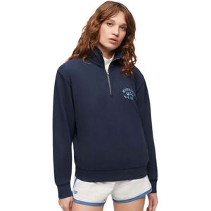Superdry - Essential Sweat - Sweatshirt - Met Halve Rits - Losse Pasvorm