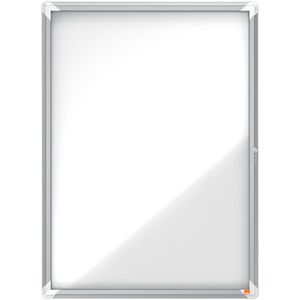 Nobo Premium Plus 9xa4 Sheets Exterior Display Case Magnetic White Background Transparant