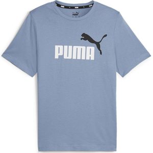 Puma Ess+ 2 Col Logo Short Sleeve T-shirt Blauw M Man