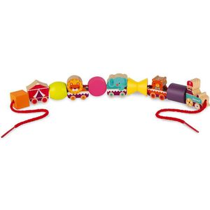 Janod Stringable Circus-themed Beads Veelkleurig 24 Months-6 Years