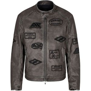 A|X Armani Exchange - XM001123AF16648UC001 - Bikerjas - Zwart - Polyester