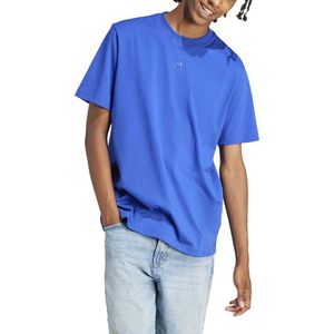 Adidas All Szn Short Sleeve T-shirt Blauw XS / Regular Man