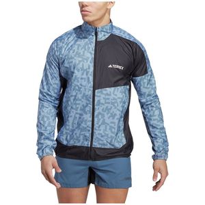 Adidas Trail Wind Jacket Blauw L Man