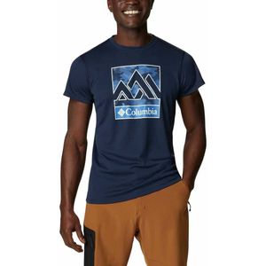 Columbia Zero Rules Graphic Short Sleeve T-shirt Blauw L Man