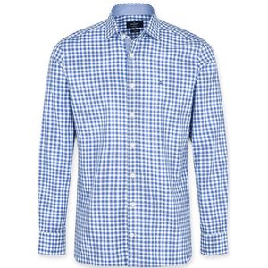 Hackett Melange Gingham Overhemd Met Lange Mouwen