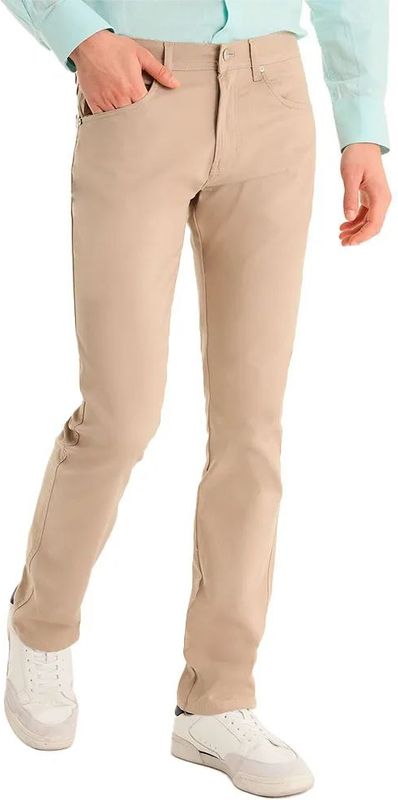 Lois Jeansvoor mannen. 101903880 Jeans regular - Halfhoog model vijf zakken beige (33), Casual, Katoen