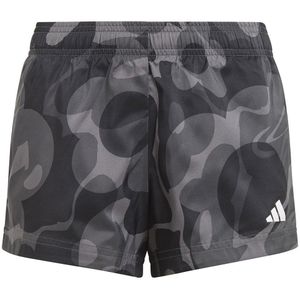 Adidas Essentials Aeroready Seasonal Print Shorts Zwart 14-15 Years