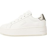 Tommy Jeans Flatform Metallic Schoenen WitVrouw