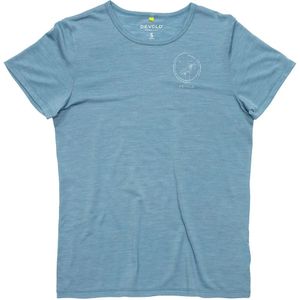 Devold Of Norway - Active Spring - T-shirt - Blauw - Korte Mouwen - Dames