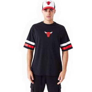 New Era Nba Arch Grphc Bp Chicago Bulls T-shirt Zwart L Man