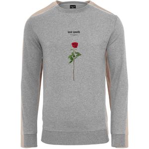 Mister Tee Lost Youth Rose Sweatshirt Grijs XS Man