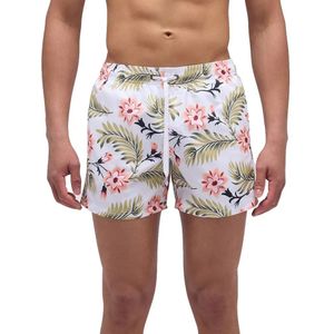 Sundek Elastic Waist And Wall Flower Print Zwembroek
