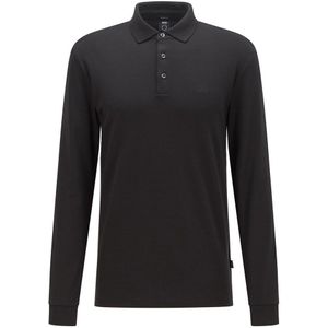 Boss Pado 30 Long Sleeve Polo Zwart 2XL Man