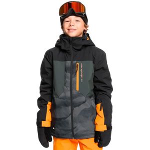 Quiksilver Silver Tip Jas Oranje,Zwart,Grijs 8 Years Jongen