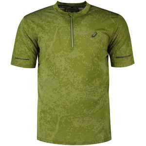 Asics Metarun Pattern Short Sleeve T-shirt Groen 2XL Man